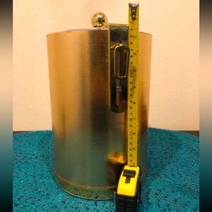 ⭐️ MCM Georges Briard gold swing ice bucket vintage vHTF 13x8" fabulous